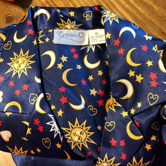 Emma C Stars & Moons Pajama Set - Picture 6 of 7